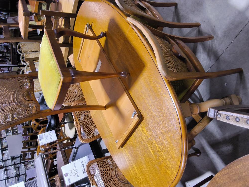 TABLE OVALE 1 ALLONGE 