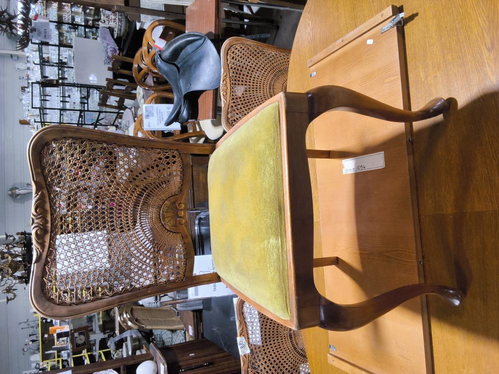 LOT DE 6 CHAISES CANNÉES DANS L'ÉTAT 