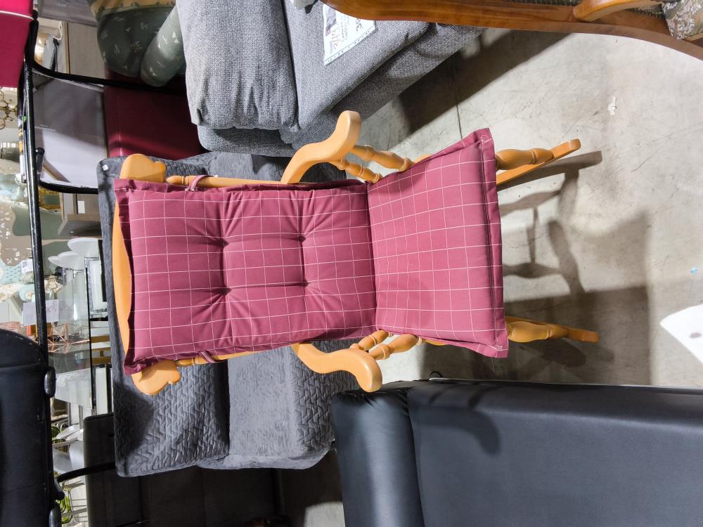 ROCKING CHAIR TISSU ROUGE 