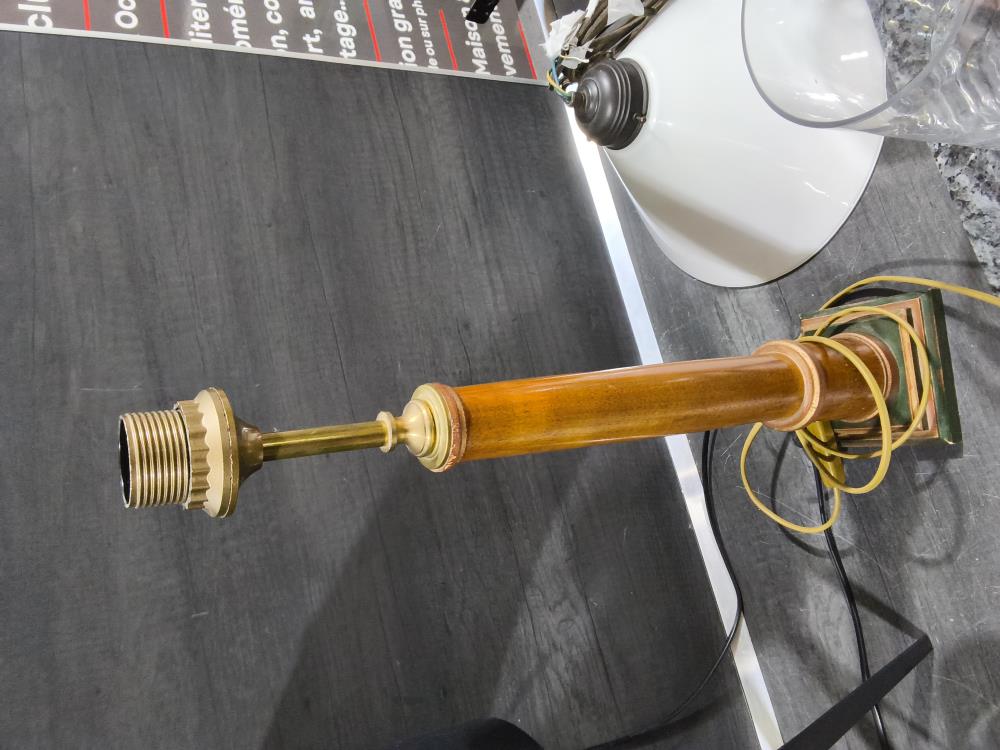 PIED DE LAMPE ANCIEN BOIS