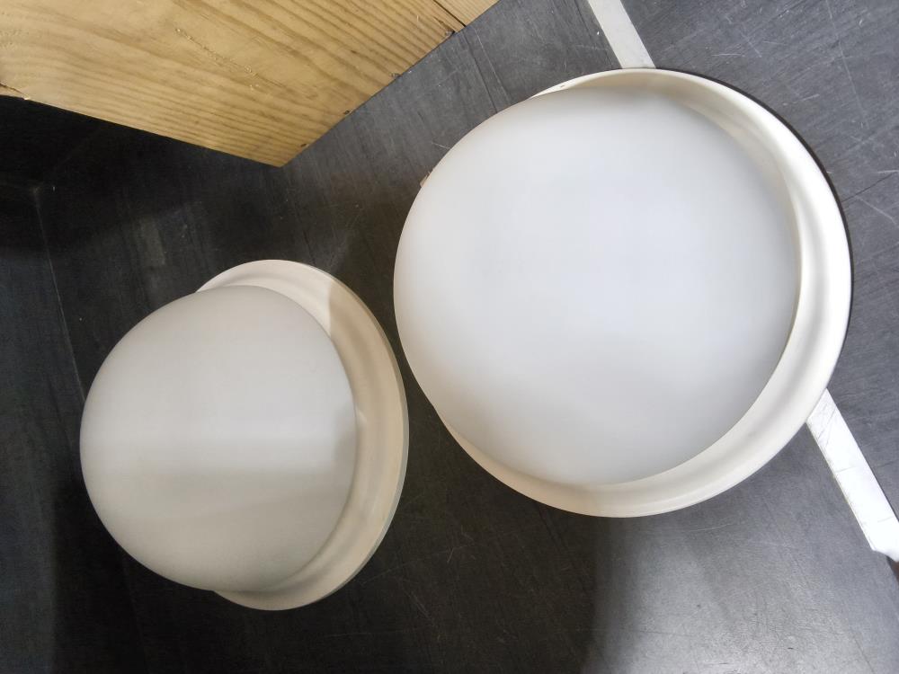 PLAFONNIER ROND BLANC
