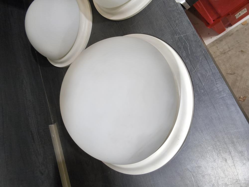 PLAFONNIER ROND GRAND MODÈLE BLANC