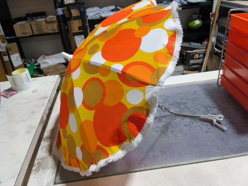 PARASOL POUR POUSETTE VINTAGE 