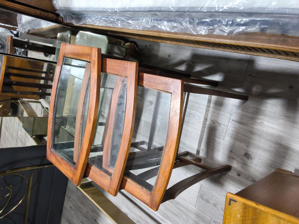ENSEMBLE GIGOGNES 3 PIÈCES VERRE TECK