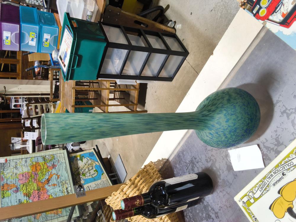 VASE PÂTE DE VERRE HT 51CM