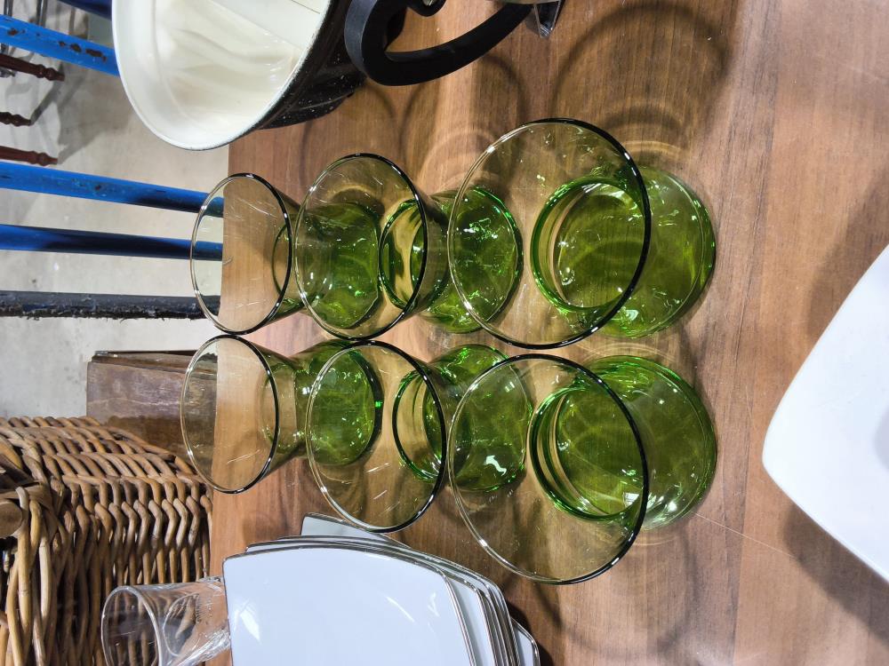 LOT DE 6 VERRES A EAU 