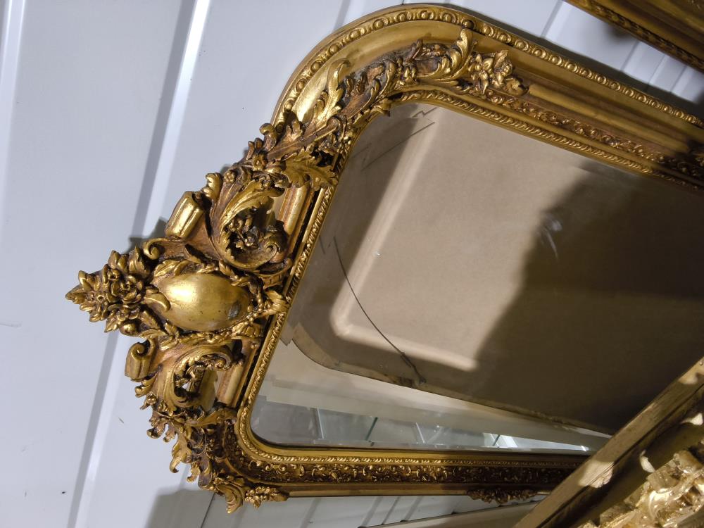 MIROIR BAROQUE DORÉ 84 X 158