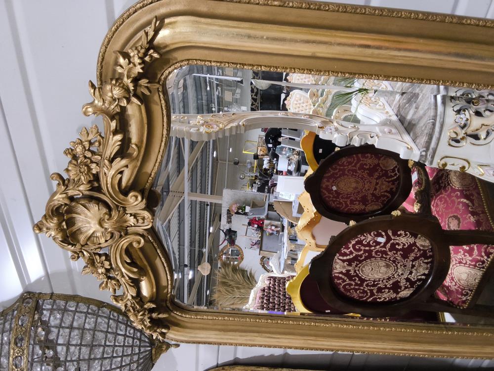 MIROIR BAROQUE DORÉ 92 X 172CM
