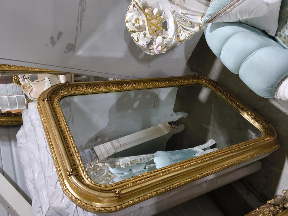 MIROIR BAROQUE DORÉ 86 X 140CM