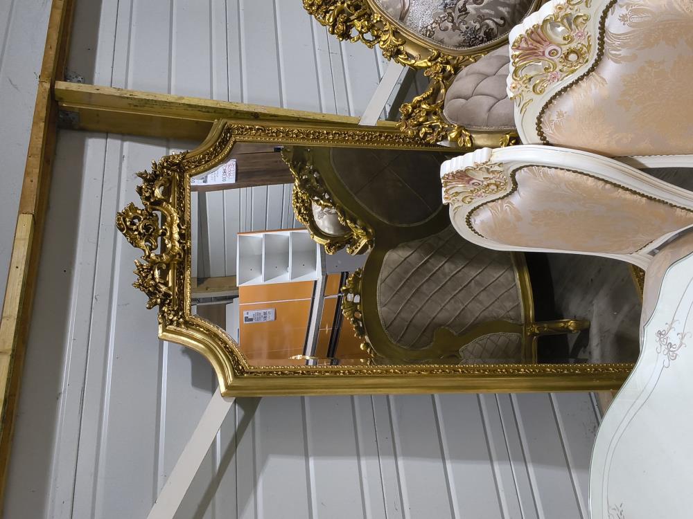 MIROIR BAROQUE DORÉ 109 X 190CM