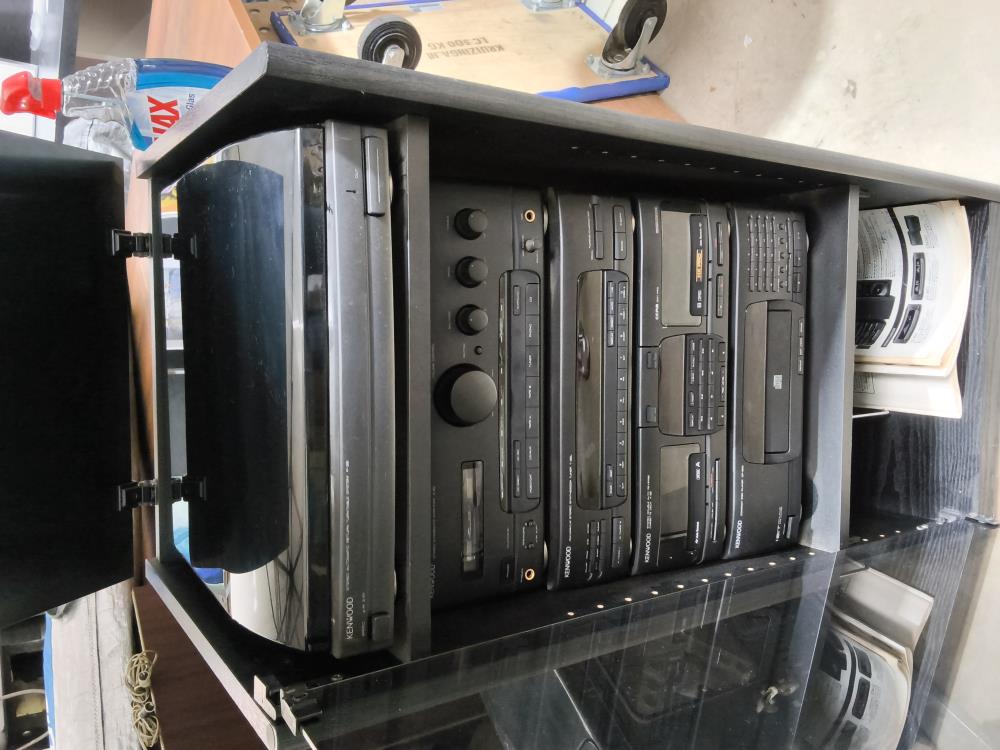 CHAINE HIFI KENWOOD AV3C 2 HAUTS PARLEUR