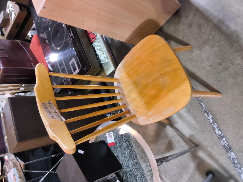 CHAISE VINTAGE ENBOIS
