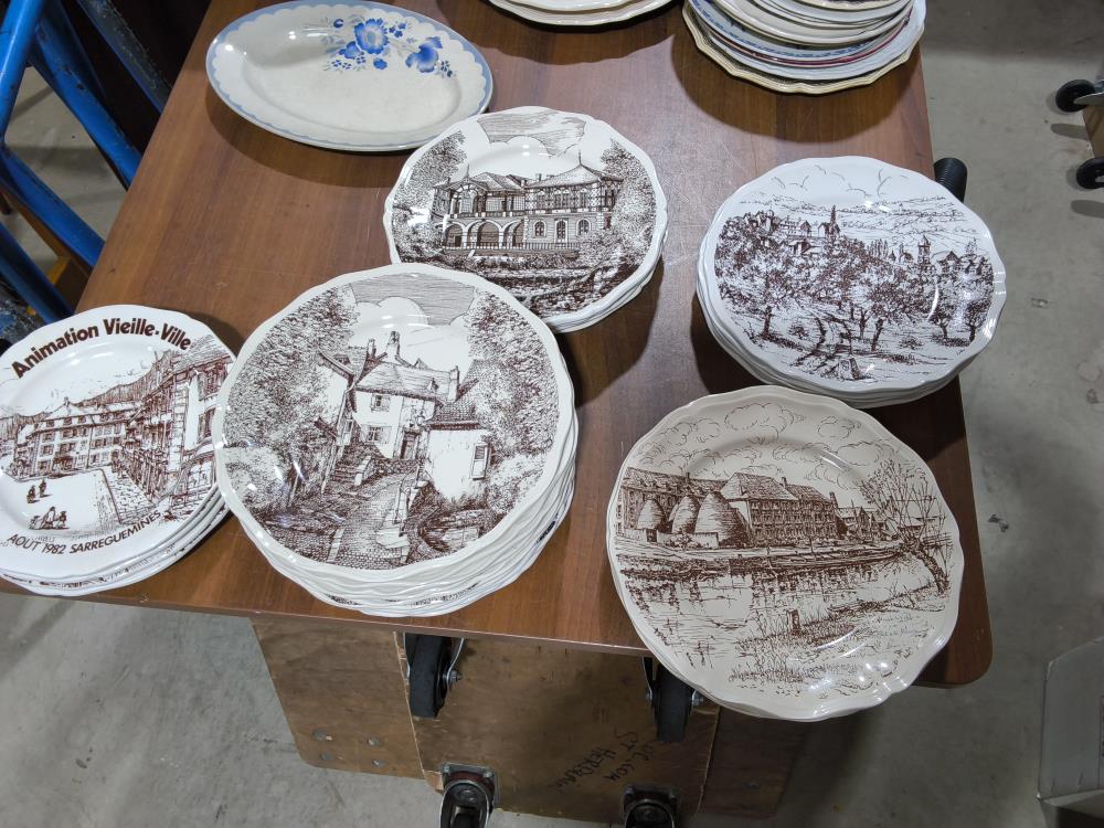 ASSIETTE SARREGUEMINES 