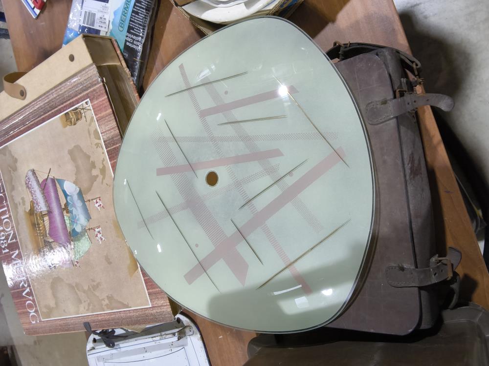 VERRE TRIANGULAIRE POUR LAMPE VINTAGE 
