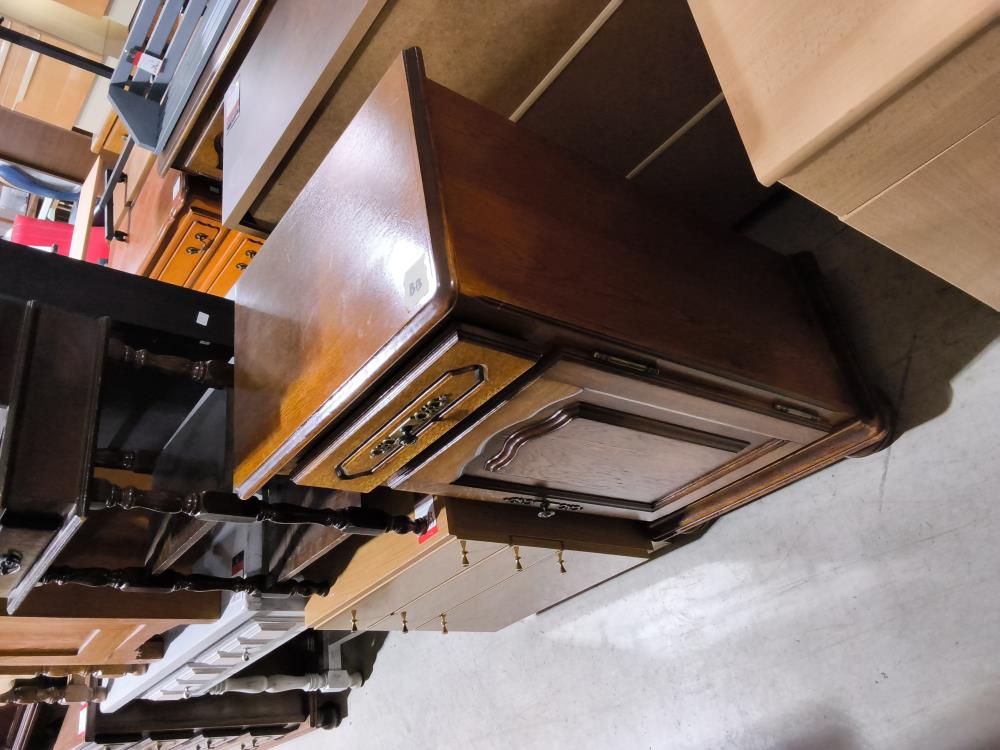 PETIT MEUBLE CHÊNE 1 PORTE 1 TIROIR 
