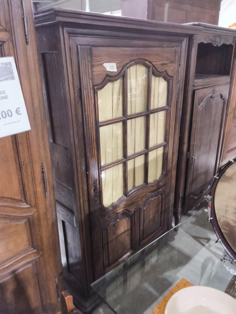 VITRINE ANCIENNE 1 PORTE 
