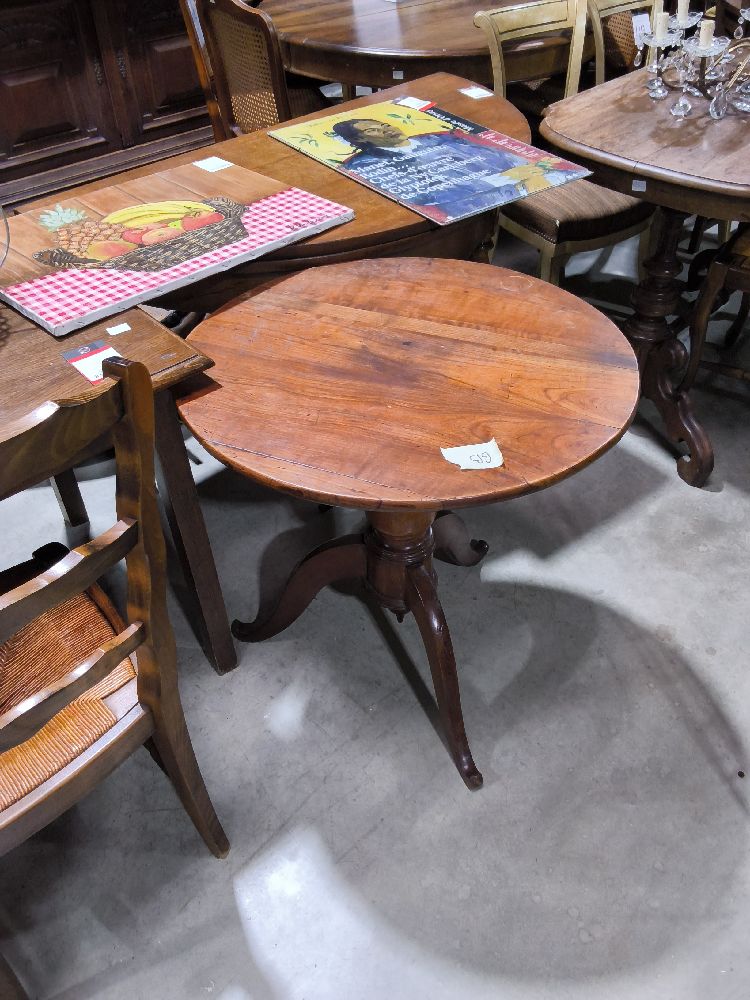 TABLE RONDE MERISIER 