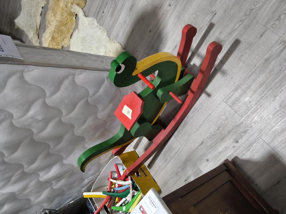 DINOSAURE BASCULE BOIS 