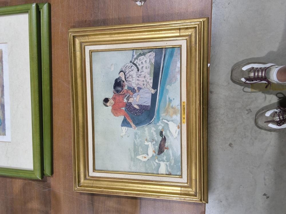 TABLEAU REPRO M CASSATT 39 X 32 CM
