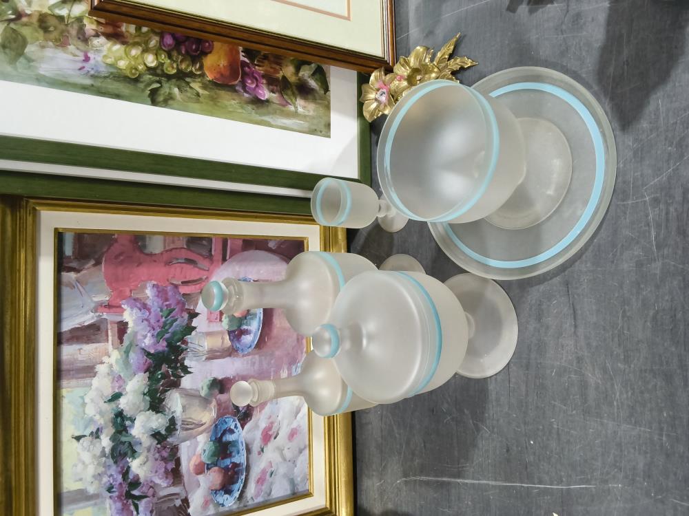 ENSEMBLE 6 PIECES VERRE OPAQUE