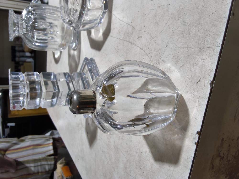 FLACON CRISTAL ST LOUIS 