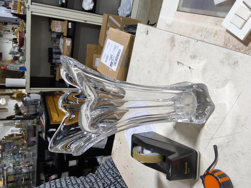 VASE CRISTAL HT 36 CM