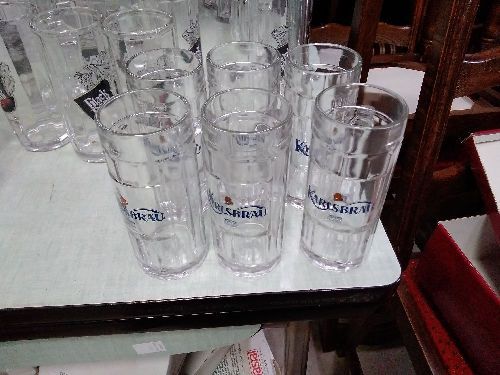 LOT DE 6 VERRES PUB