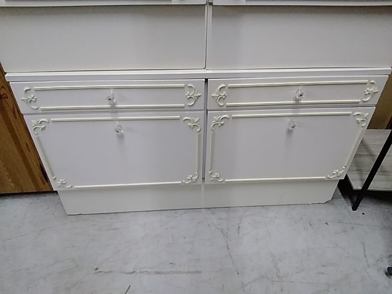 COMMODE BEIGE 2PORTES 2TIROIRS 