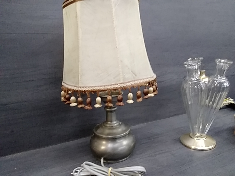 LAMPE À POSER ÉTAIN 