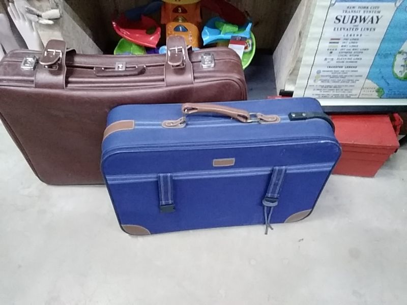 VALISE SOUPLE BLEU 