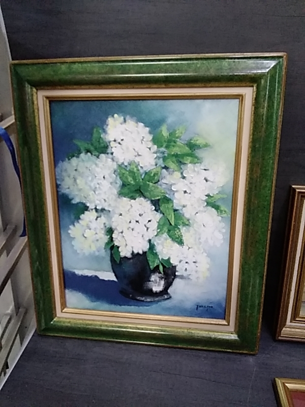 PEINTURE SUR TOILE BOUQUET DE FLEURS SIGNÉE WEILAND