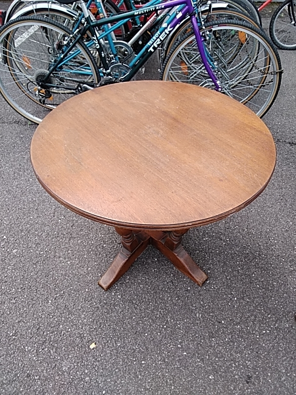 TABLE BASSE RONDE CHÊNE 