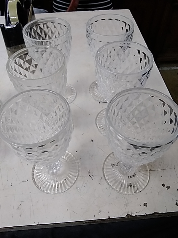 LOT DE 6 VERRES 