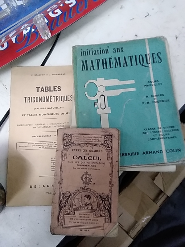 CAHIER MATH ANCIEN