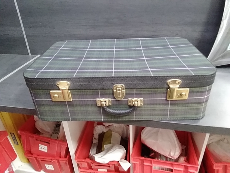 VALISE SOUPLE VERT BLEU OCCASION 