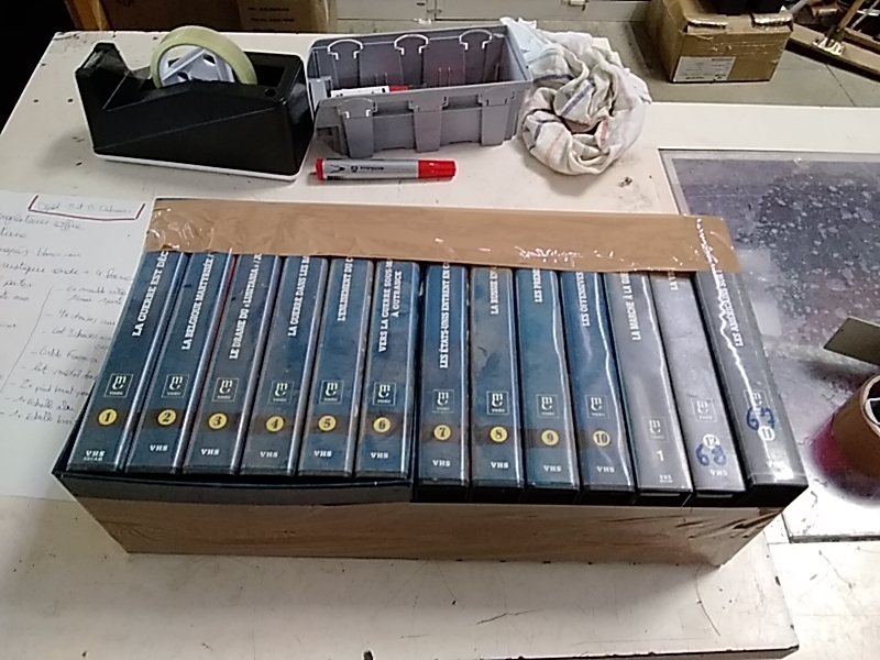 LOT DE 13 VHS WW OCCASION