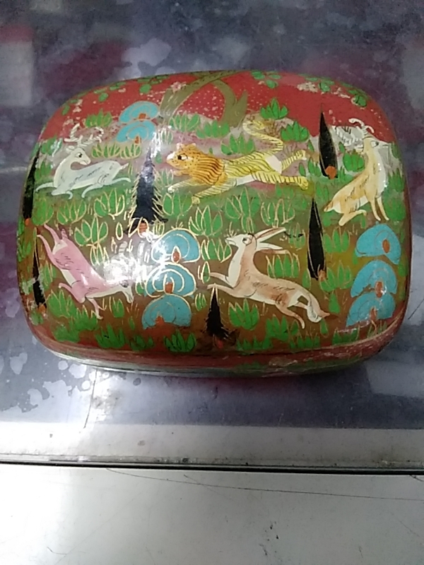 BOITE PAPIER MACHÉ 