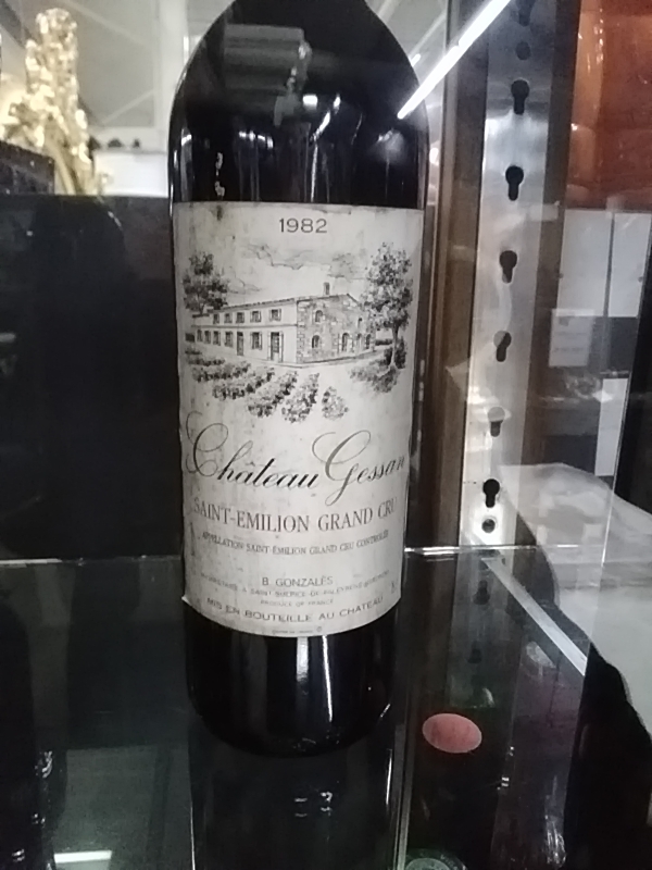 BDX CHT GESSAN ST EMILION GRAND CRU 1982