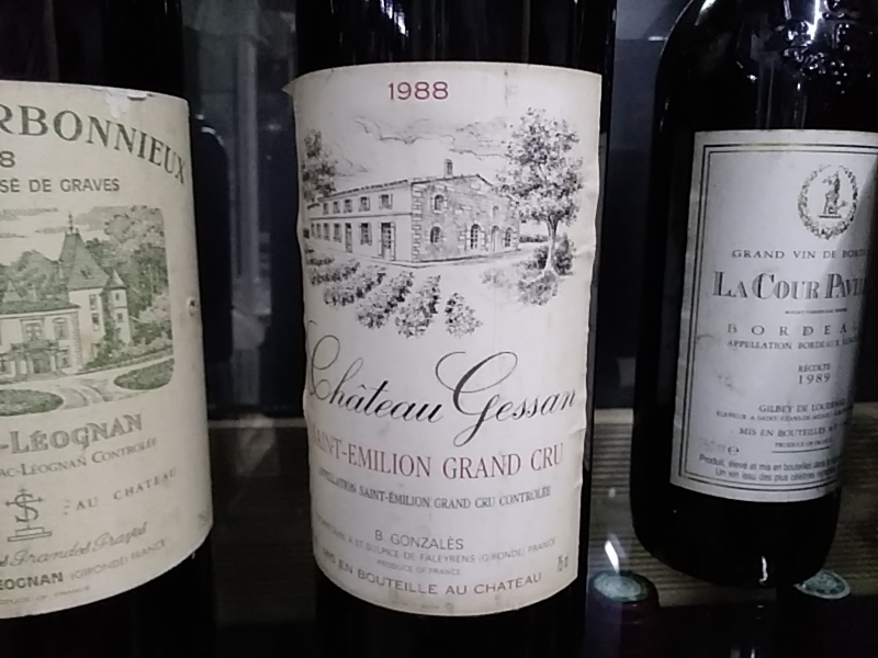 BDX CHT GESSAN  ST EMILION GRAND CRU 1988