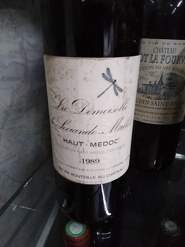 BDX LA DEMOISELLE DE SAUCIENDO MALLET HAUT MEDOC 1989