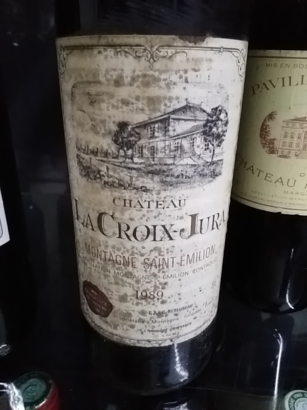 BDX CHT LA CROIX JURA MONT ST EMILION 1989