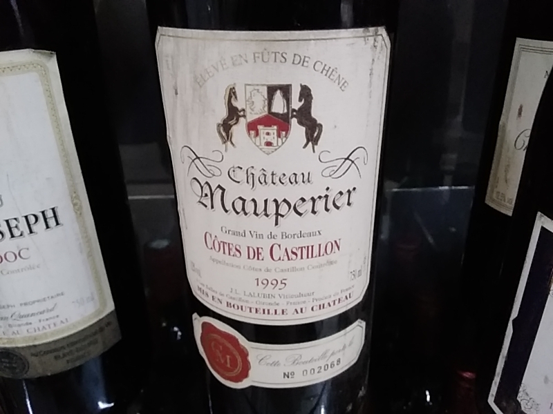 CÔTE DE CASTILLON CHT MAUPERIER 1995