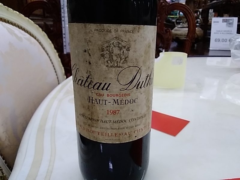 BDX CHT DE LA DUTHIL HAUT MEDOC 1987