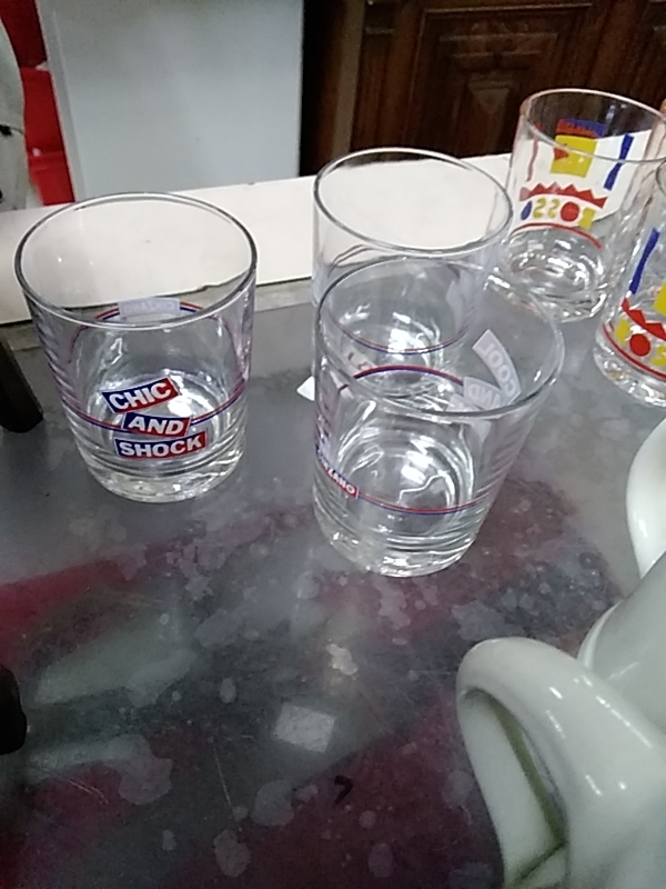 LOT DE 3 VERRES CINZANO