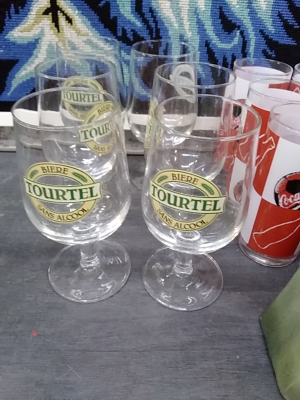 LOT DE 6 VERRES TOURTEL