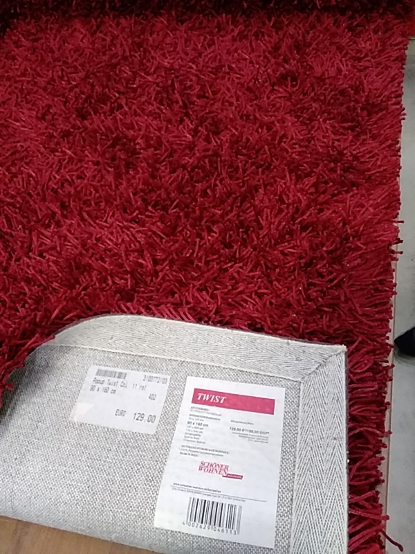 TAPIS BORDEAUX 90 X 160