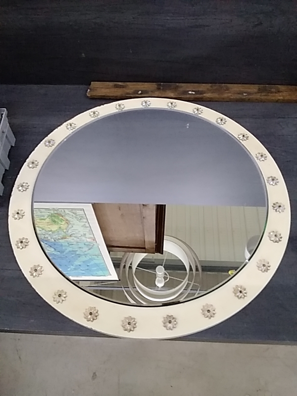 MIROIR ROND ANNÉE 1970