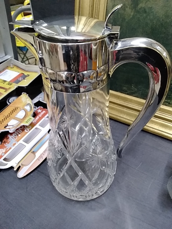 CARAFE RAFRAICHISOIRE QUIST METAL ARGENTÉ 