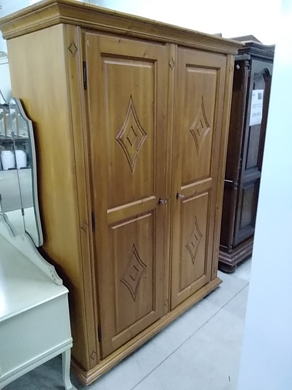 ARMOIRE 2 PORTES PIN