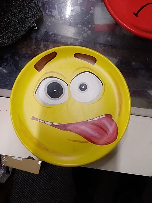 ASSIETTE SMILEY ARTISANALE